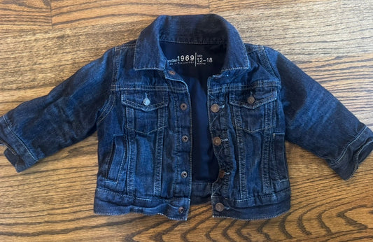 #75 Gap Denim Jacket, Size 12-18 m