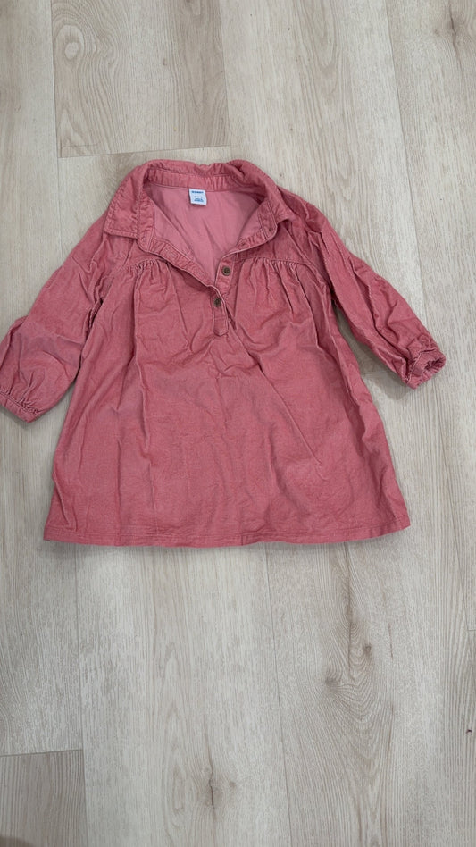 REDUCED! #49 girls Old Navy mauve dress 18-24 months VGUC