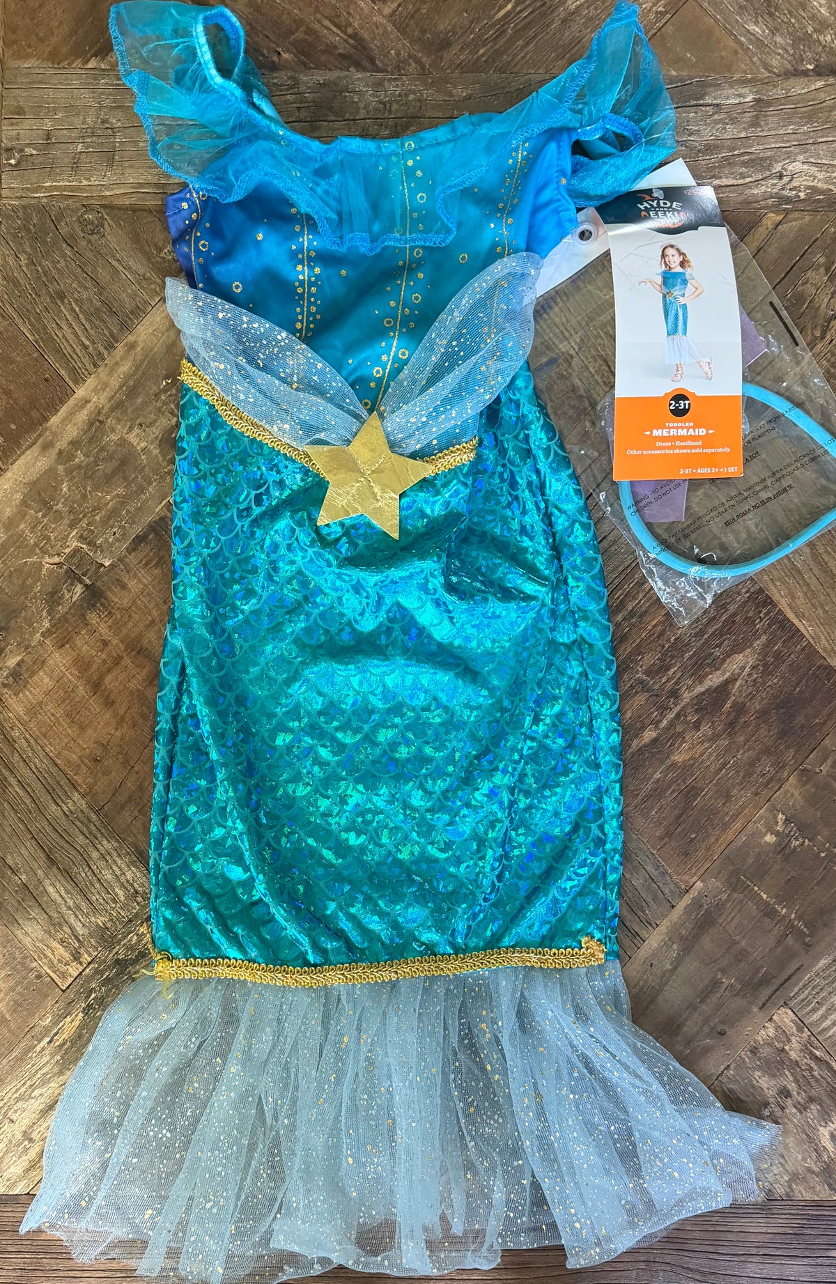 #75 Girls Mermaid Costume, NEW, size 2-3