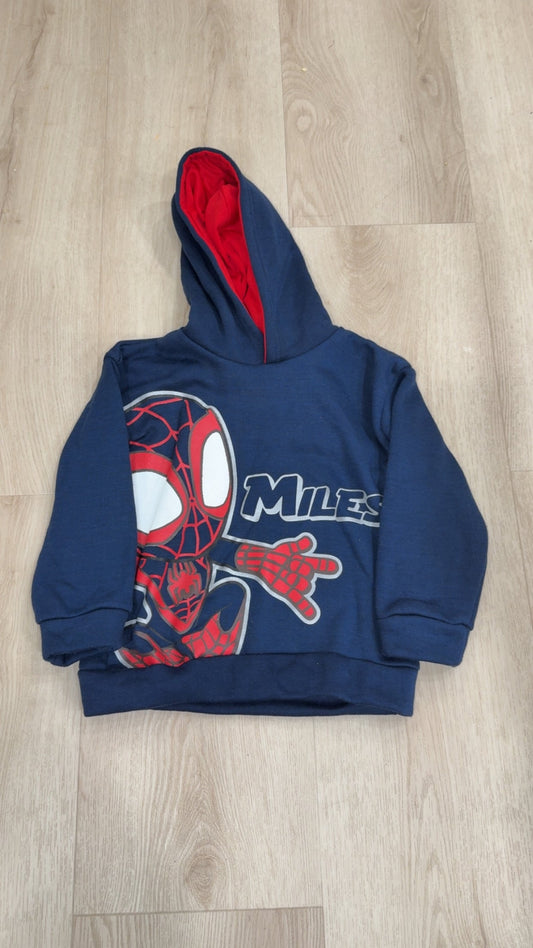 REDUCED! #49 boys spider man sweatshirt 4T VGUC