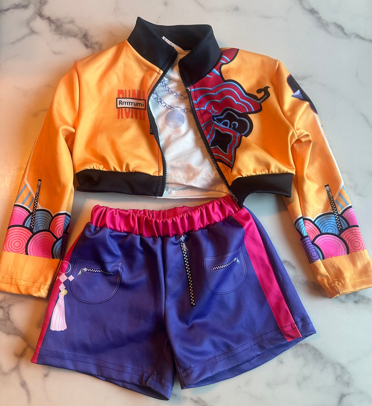 Seller #58 Girls Rumi costume 4/5 with wig