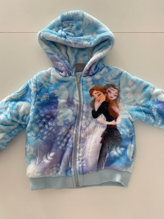 #117-Girls 3T, Disney Frozen 2 Full Zip Jacket, GUC