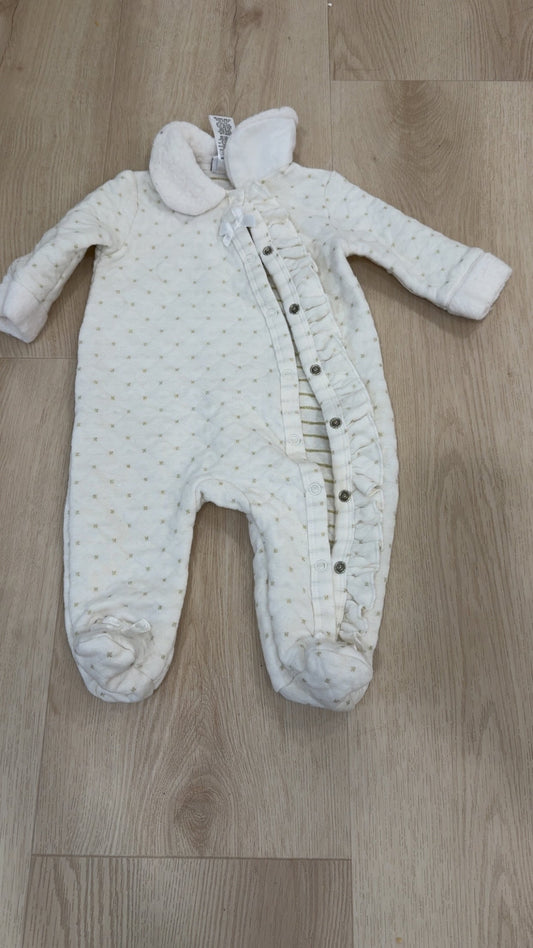 REDUCED! #49 girls Nicole Miller sleeper 3-6 months VGUC