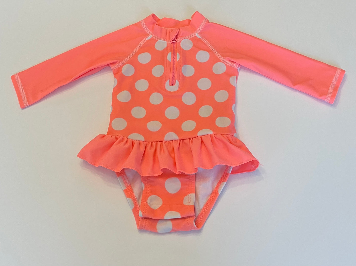 Girls 3-6M Cat & Jack Swimsuit Pink/Polka Dots