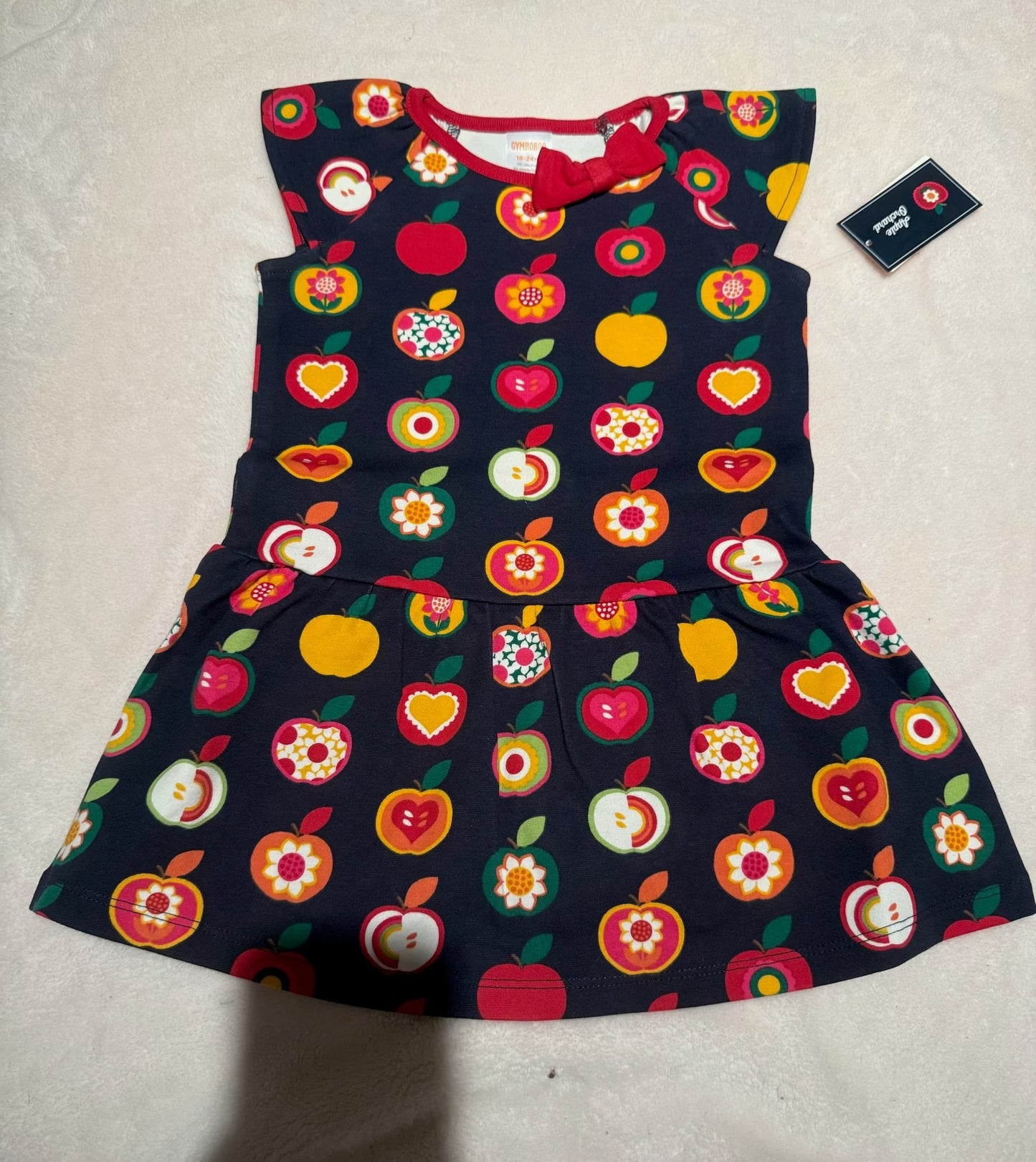 136 NWT Gymboree Apple dress 18/24M