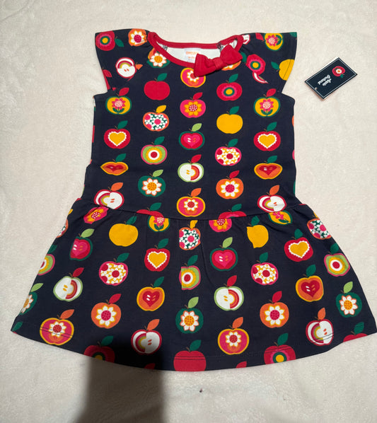 136 nwt Gymboree 2t apple dress