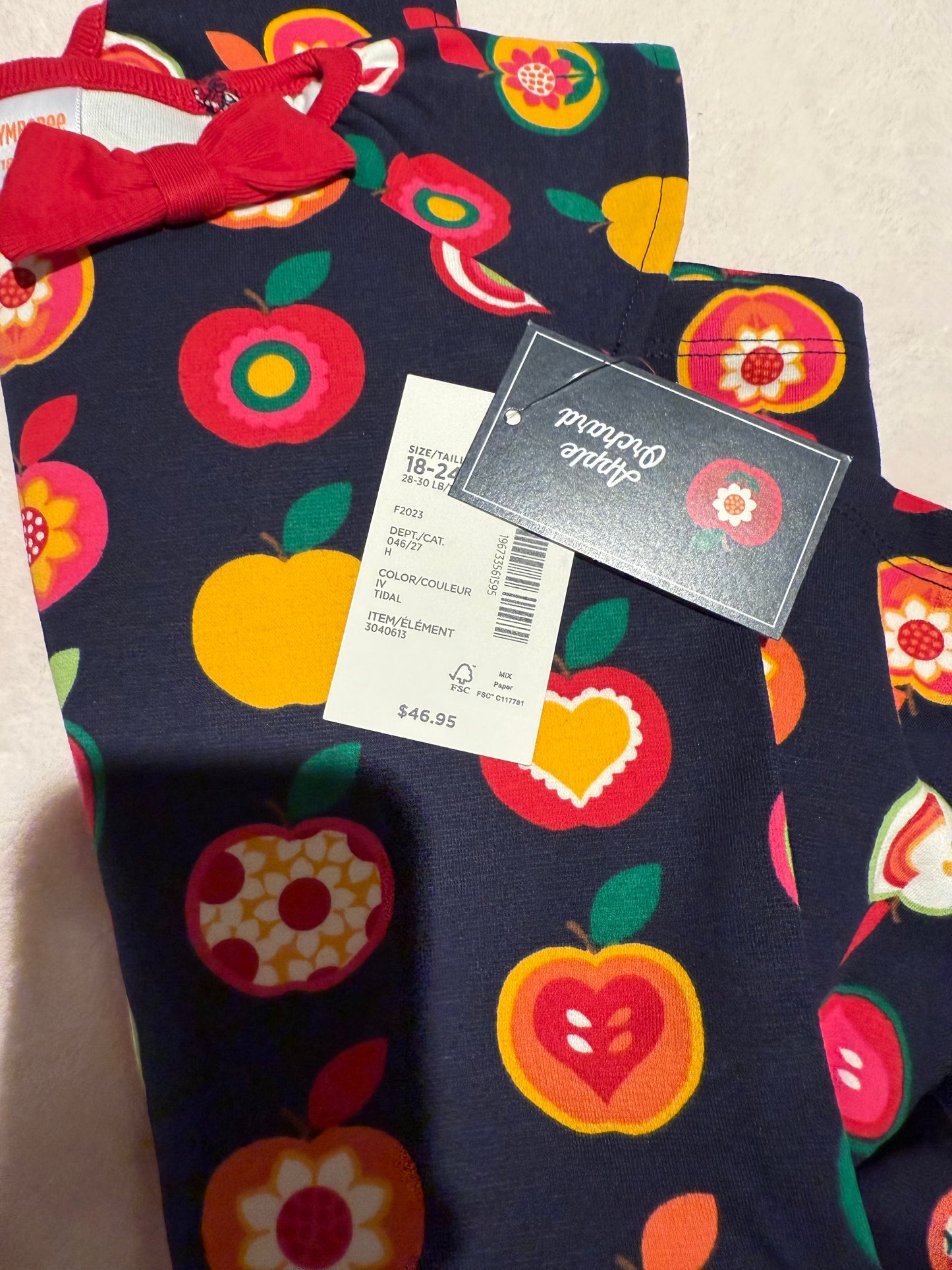 136 nwt Gymboree 2t apple dress