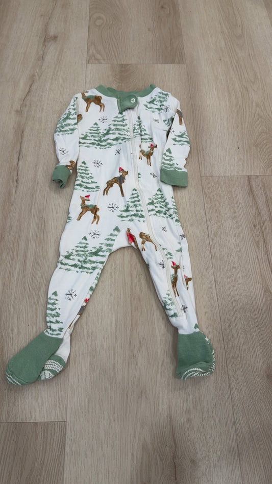REDUCED! #49 GN Burts Bees sleeper 3-6 months VGUC