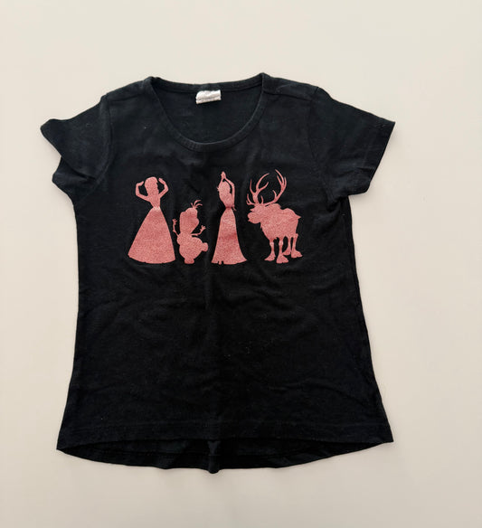 #117, Girls 3T, Boutique Frozen ‘O-H-I-O’ shirt, black, GUC