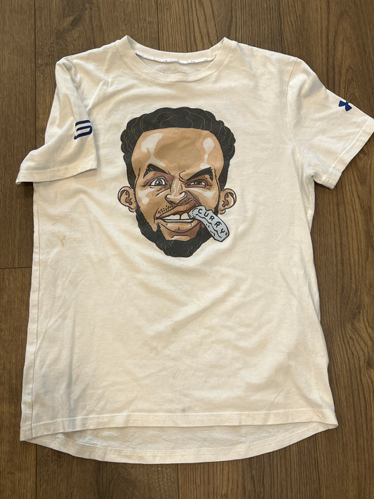 135 Steph Curry Under Armour shirt, YL, EUC