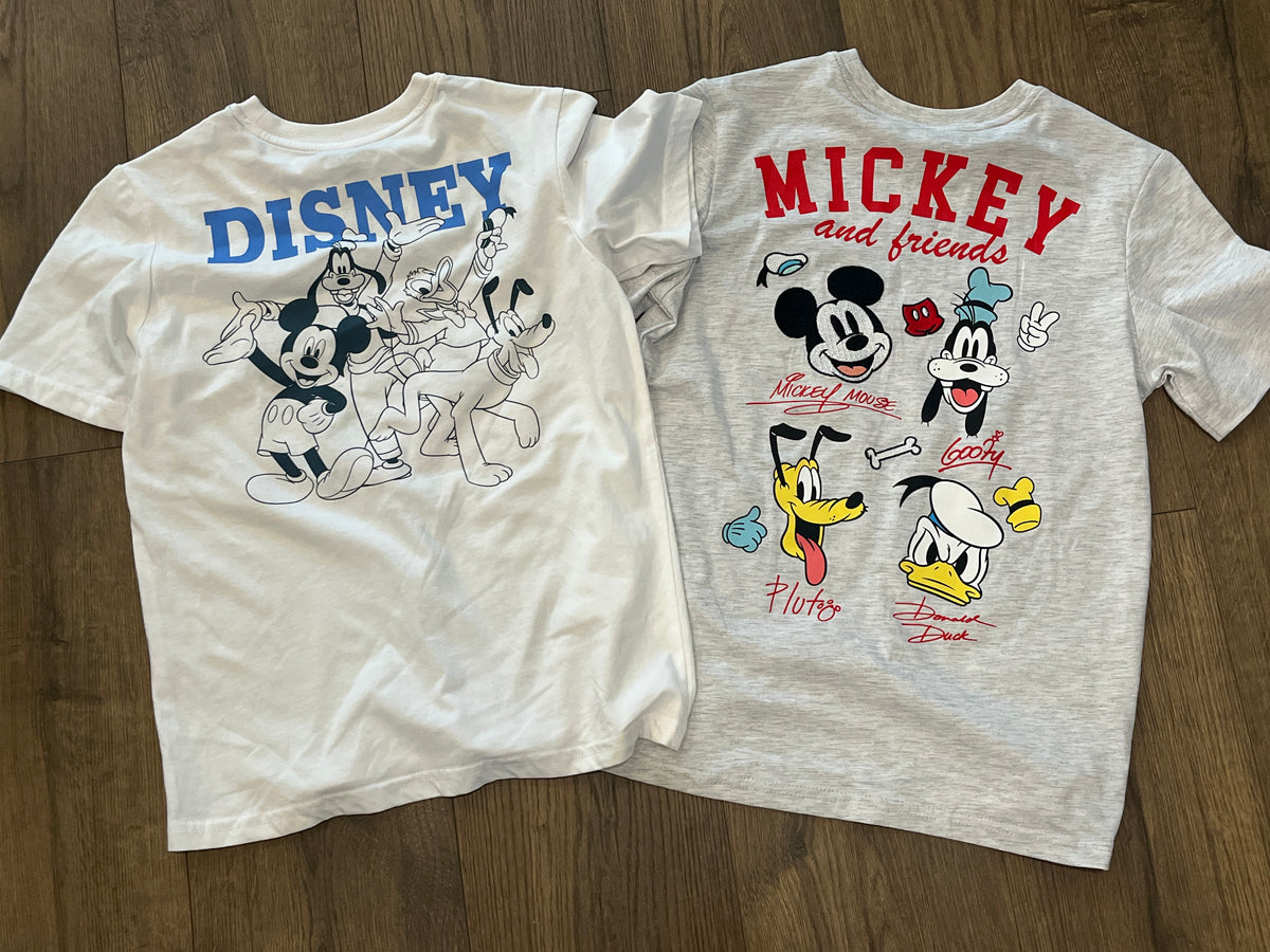 135 unisex disney t-shirts, each only worn 1x, YL, LN
