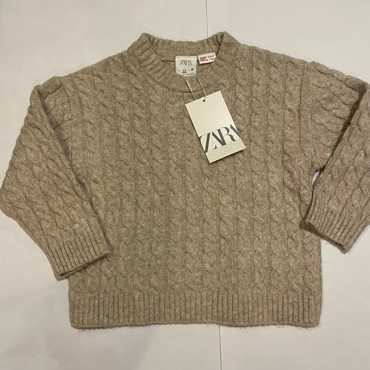 #126 Boys Zara 2-3T sweater NEW with tags