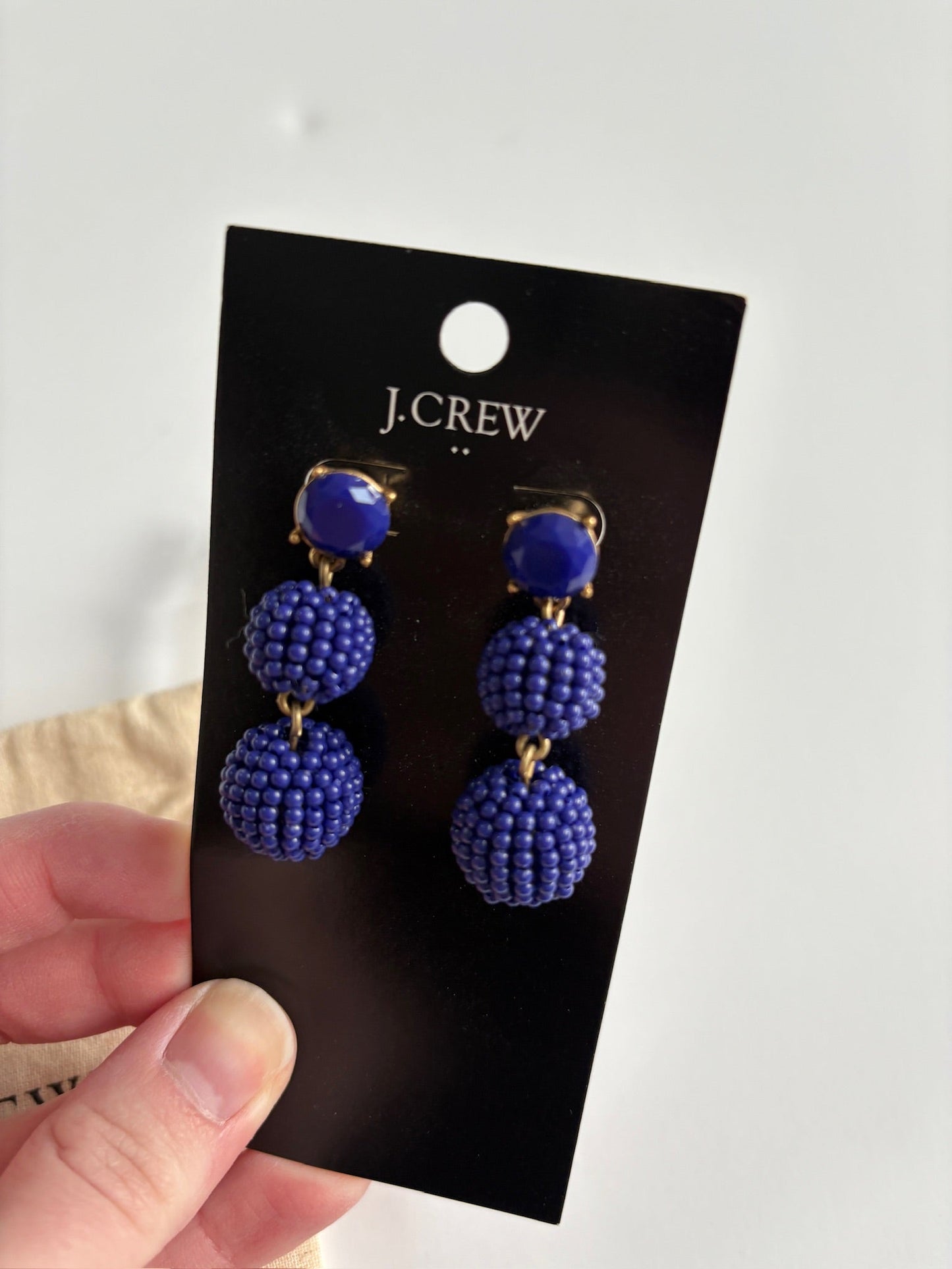 Seller #105 - Women's Blue J Crew Earrings NWT