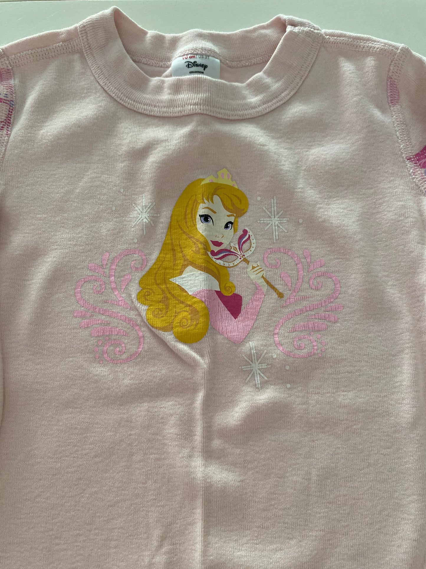 #117- Girls 3T, Hanna Andersson Aurora Princess Pajamas, GUC