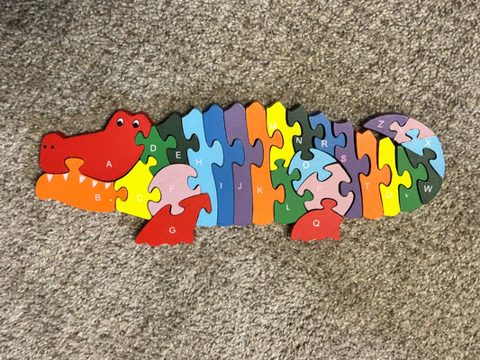 #65 Rainbow Alligator Puzzle