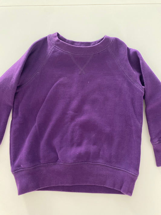 #117-Girls 3T, Primary Purple Sweatshirt, EUC,*reduced*