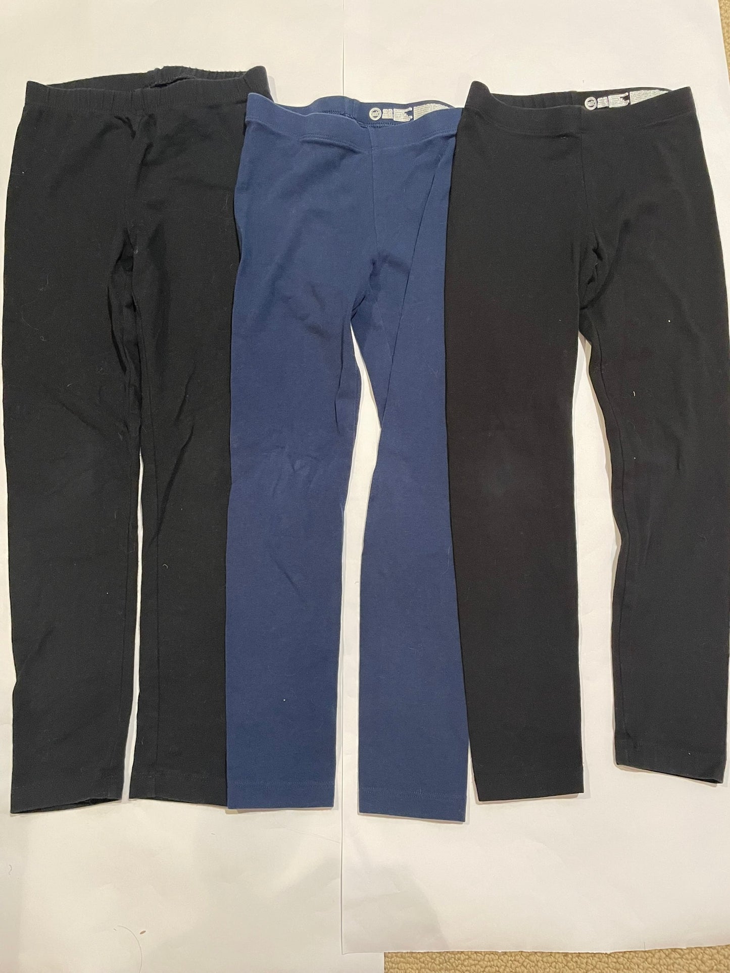#126 Girls Set 3 Leggings VGUC 6-7