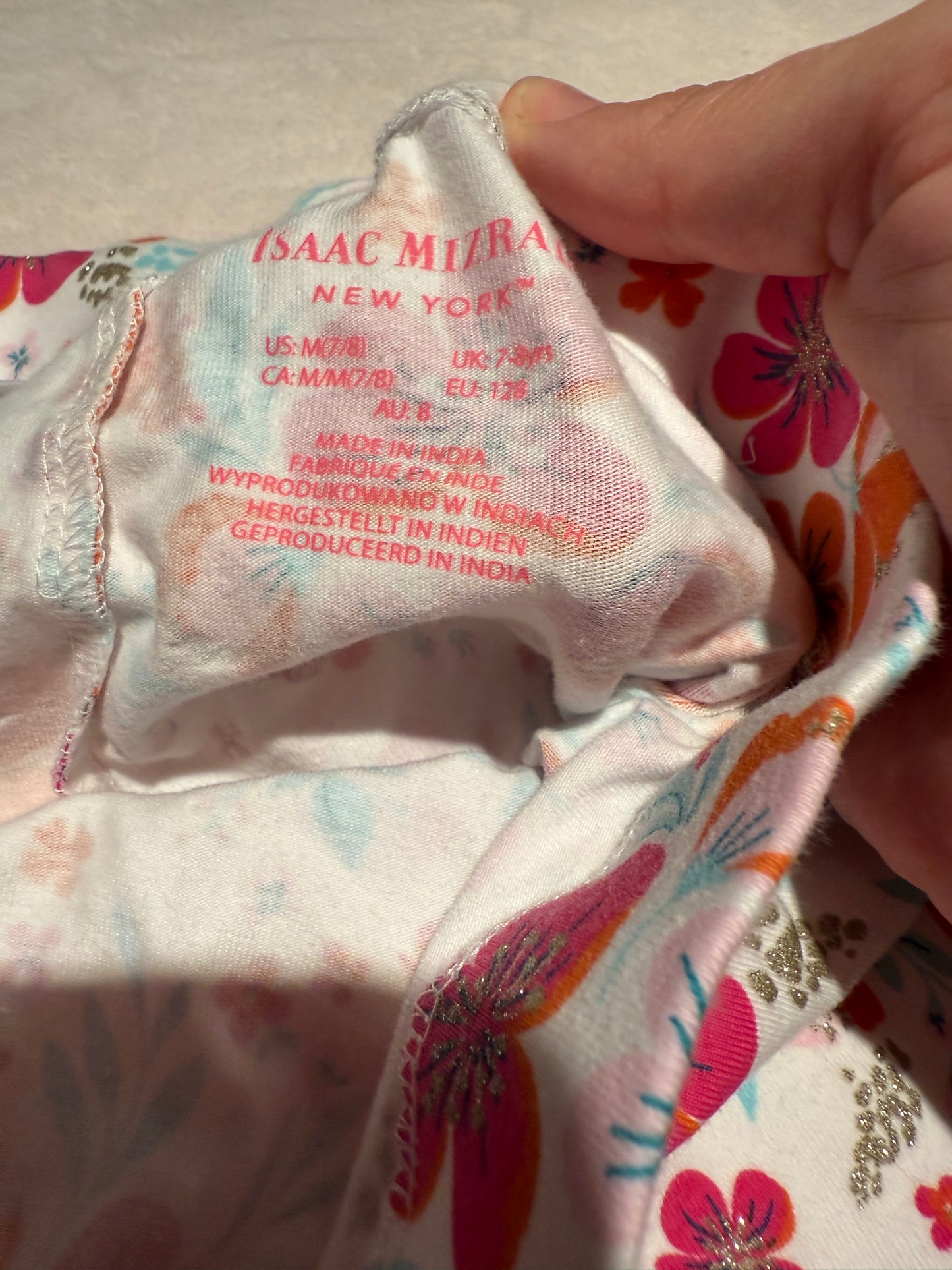 136 EUC m 7/8 Isaac Mizra leggings- maybe worn once