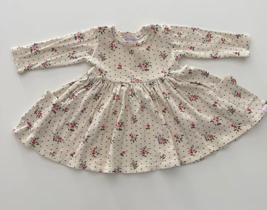 #117, Girls 18M, SweetHoney floral tunic, VGUC
