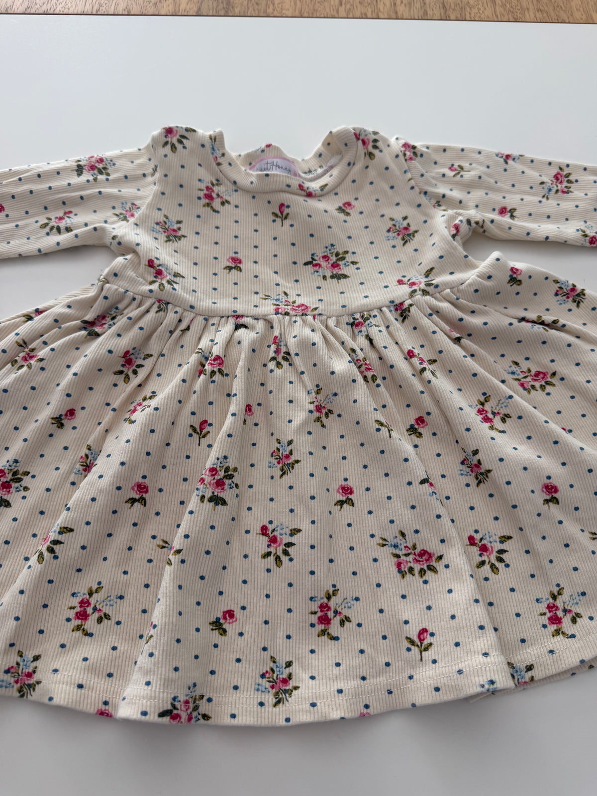 #117, Girls 18M, SweetHoney floral tunic, VGUC