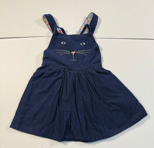 #180 Girls 4-5Y Mini Boden Cat Corduroy Jumper