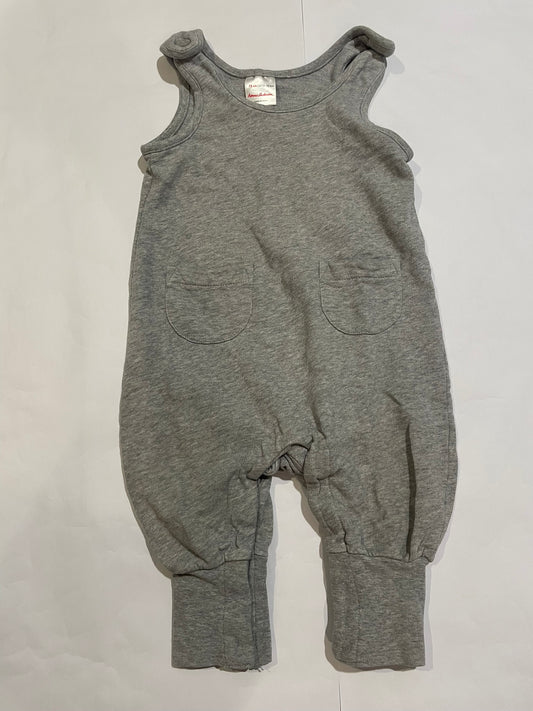 #126 Hanna Andersson 75 (12-18M) Gray Jumper GUC