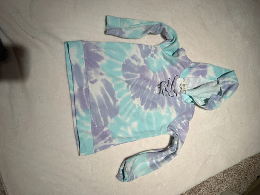 136 EUC girl tye dye sweatshirt 7/8