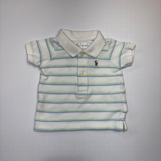 Seller 189 Boys 3m Ralph Lauren Striped Polo Shirt GUC