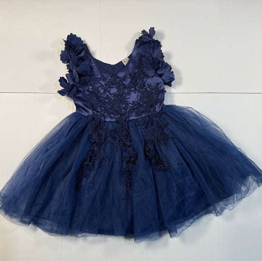 #180 Girls 4/5T (Tag 8/110) Faux Trish Scully Tulle Dress