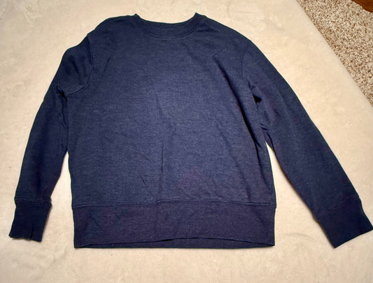 136 EUC boys heather navy sweatshirt 10/12