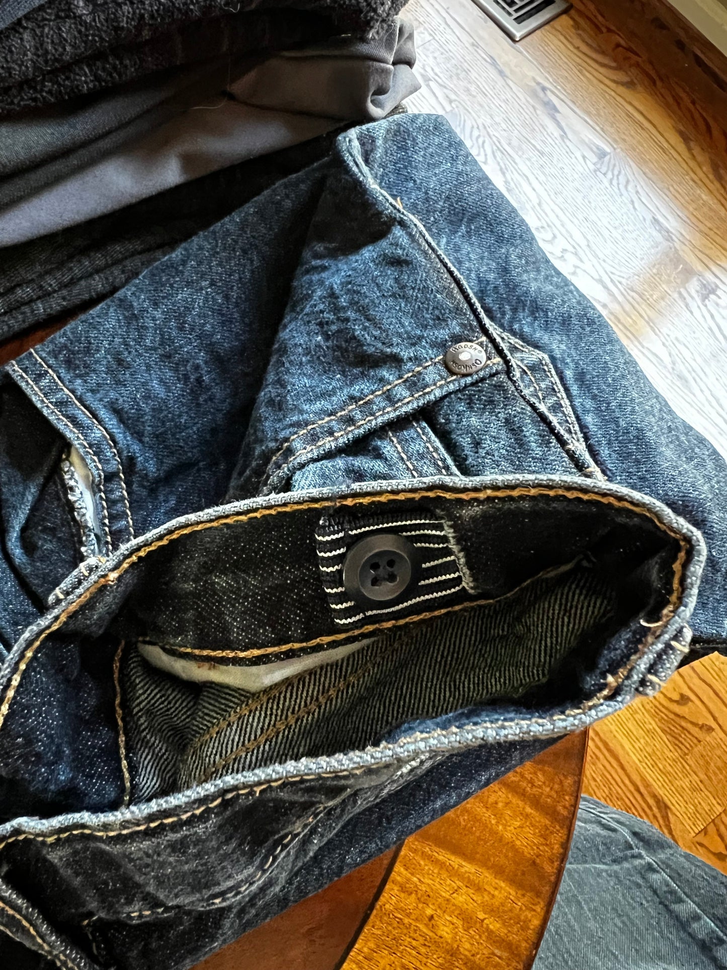 Seller #115 - REDUCED OshKosh Boys Size 10 Dark Blue Jeans, Straight Fit, VGUC