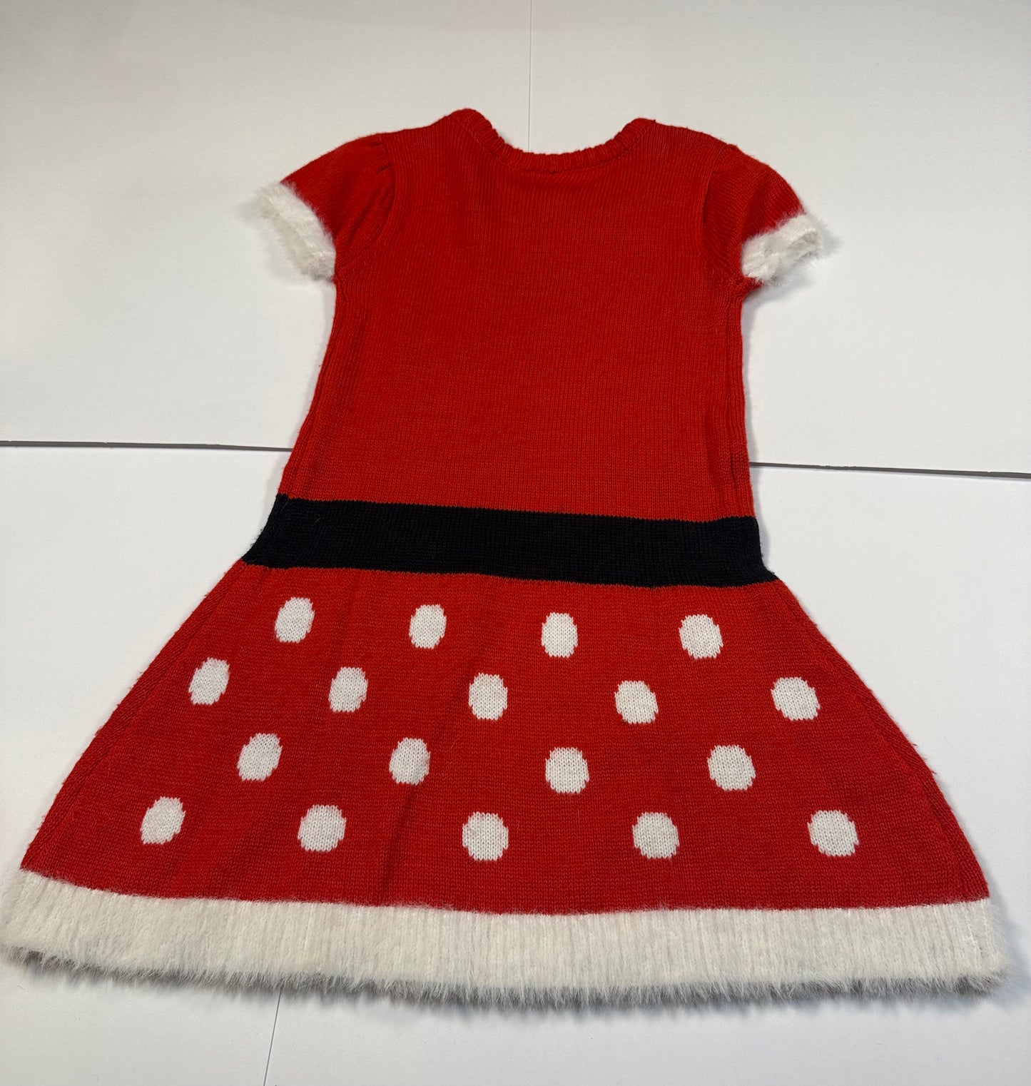 #180 Girls 4/5 Disney Minnie Mouse Sweater Dress