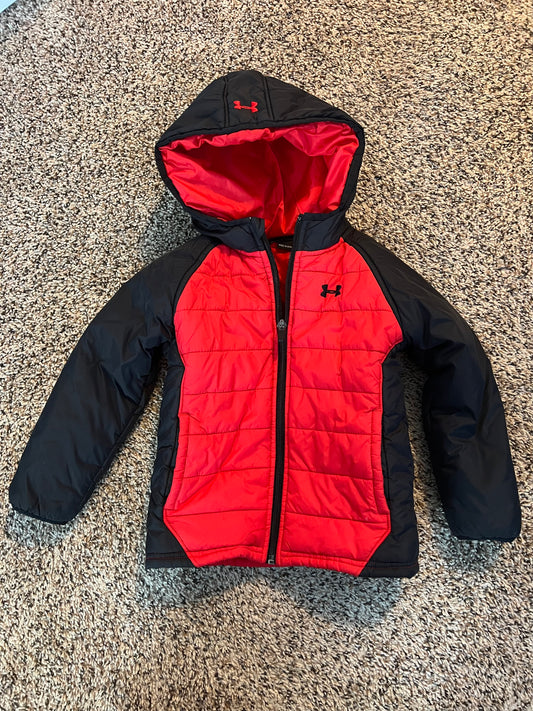 Seller #11 Boys 3T Under Armour Jacket - Red / Black - VGUC