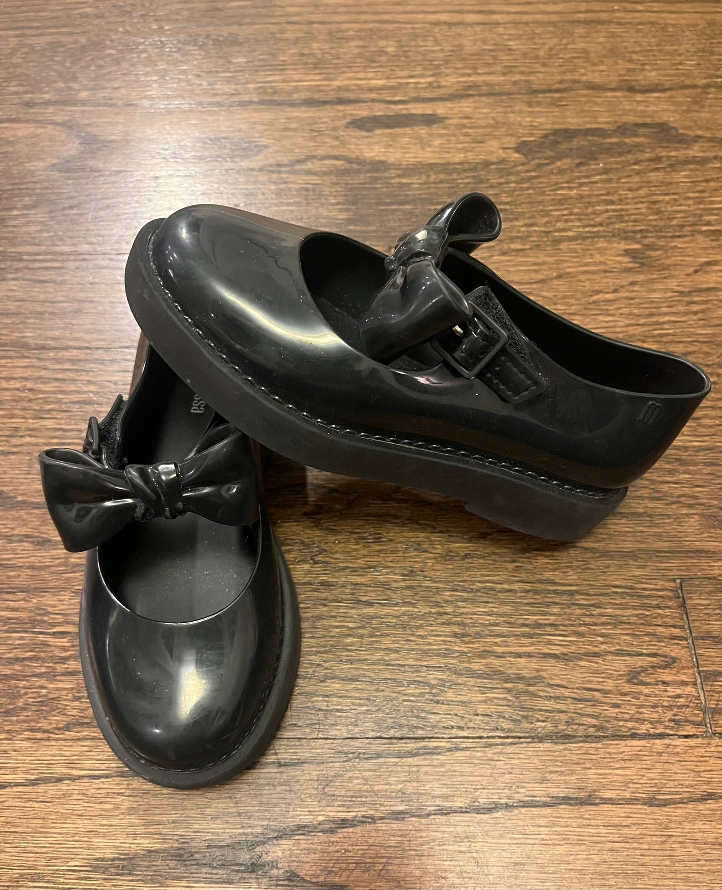 #67 Mini Melissa Black Mary Janes 11