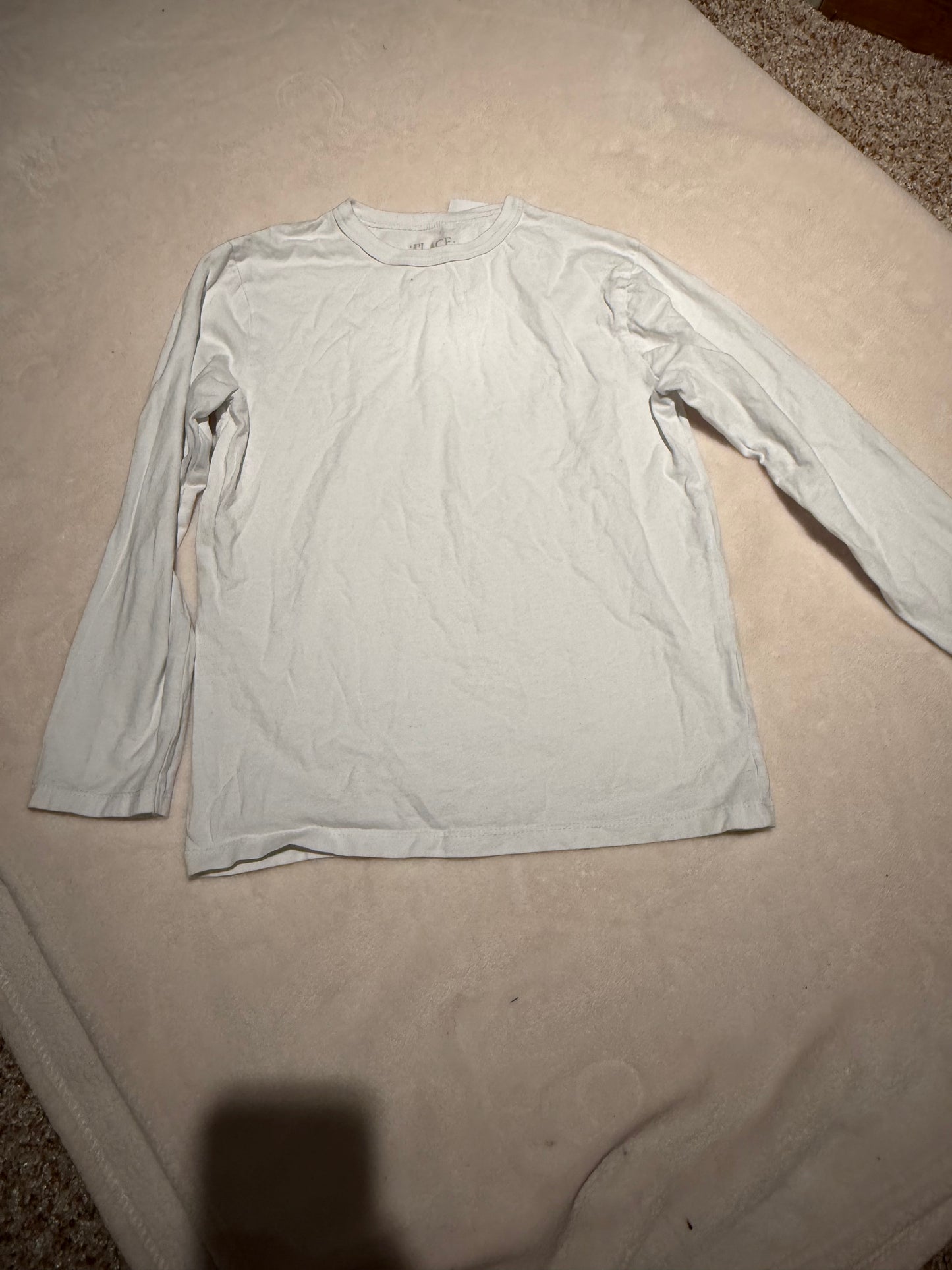 136 EUC children’s place white long sleeve 7/8