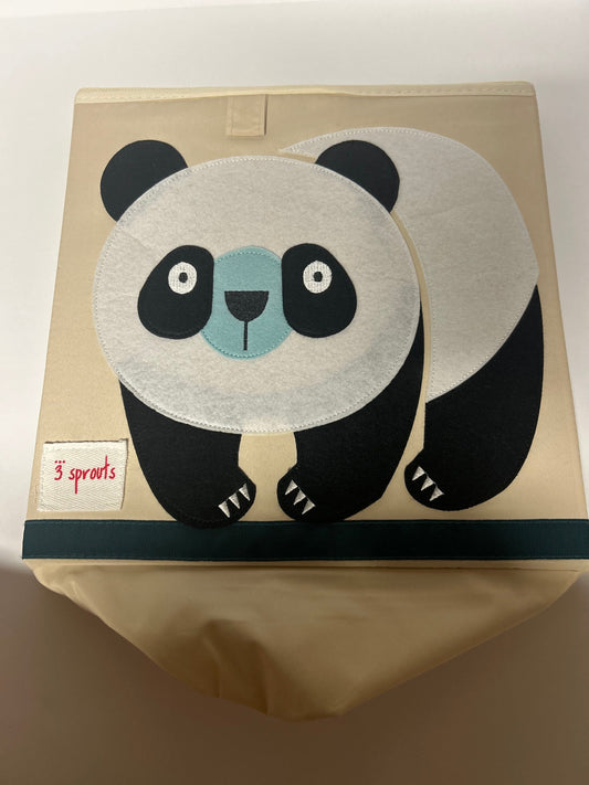 #70 3 Sprouts Panda Bin Large 13in