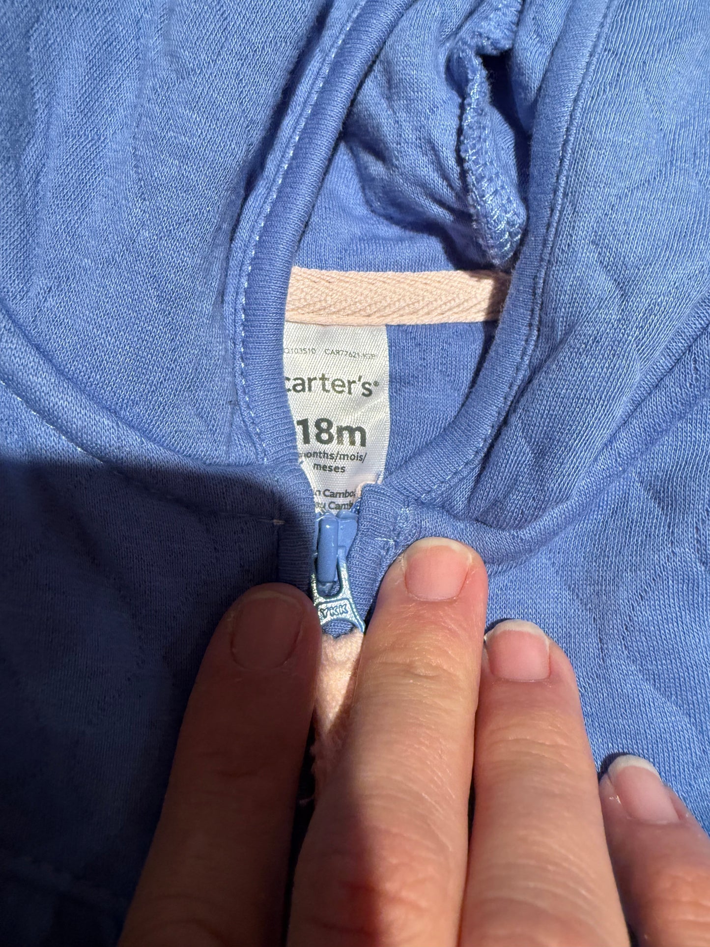 136 nwot carters blue vest 18 m