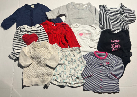 #98 Girls 3mo Top Bundle