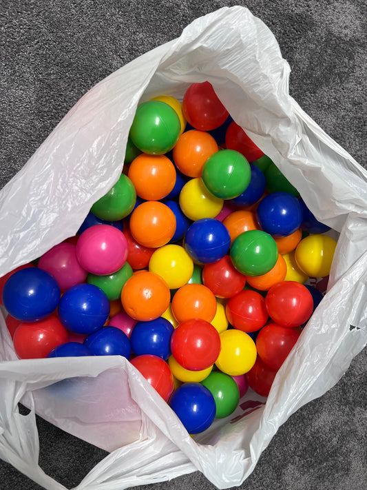 Large bag of ball pit balls.