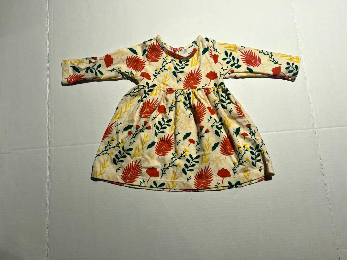 #98 Girls 3mo Winter Water Factory Dress