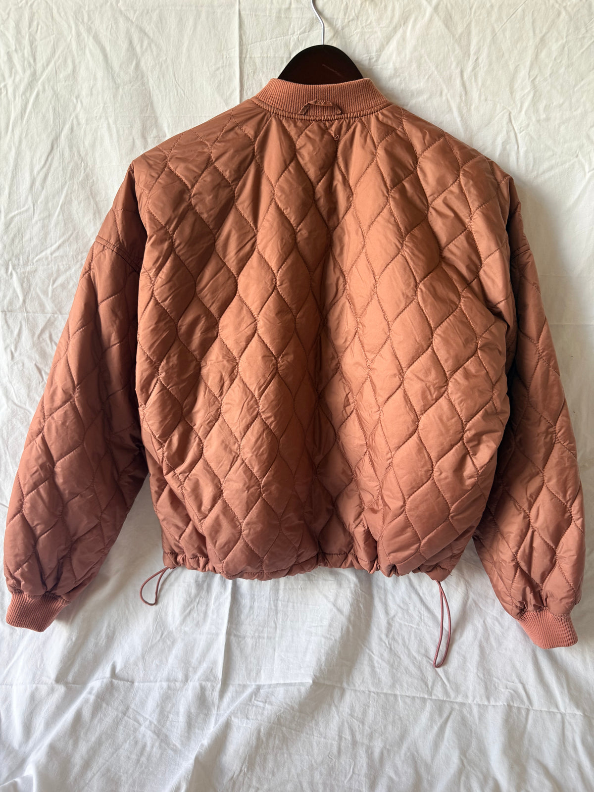 #143 Joy Lab quilted bomber style jacket women’s size XS