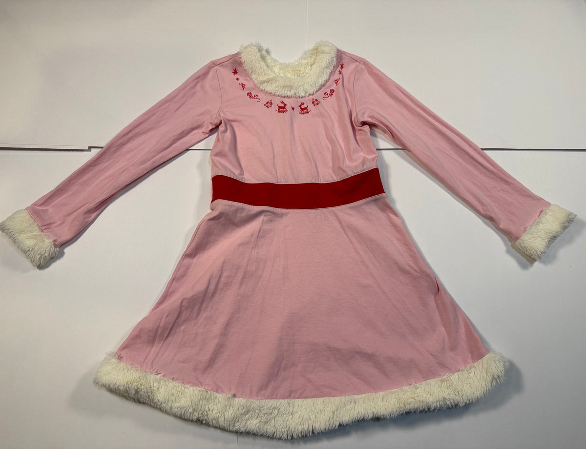 #141 Girls 5 (110) Hanna Andersson Elf the Movie Dress 1 of 2
