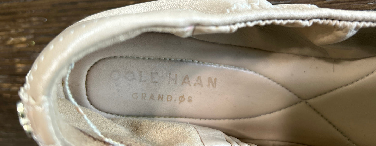 Seller #35 Size 6.5 Cole Haan light brown leather flats