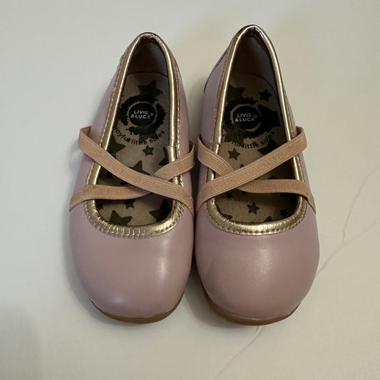 #162 Livie and Luca pink ballet flats sz 6