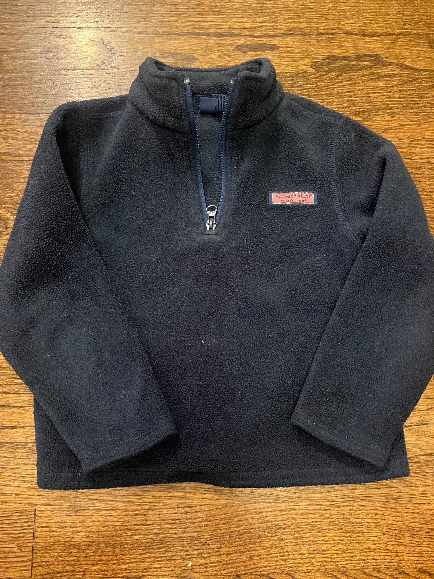 #67 Vineyard Vines Sherpa 1/4 Zip Navy 5