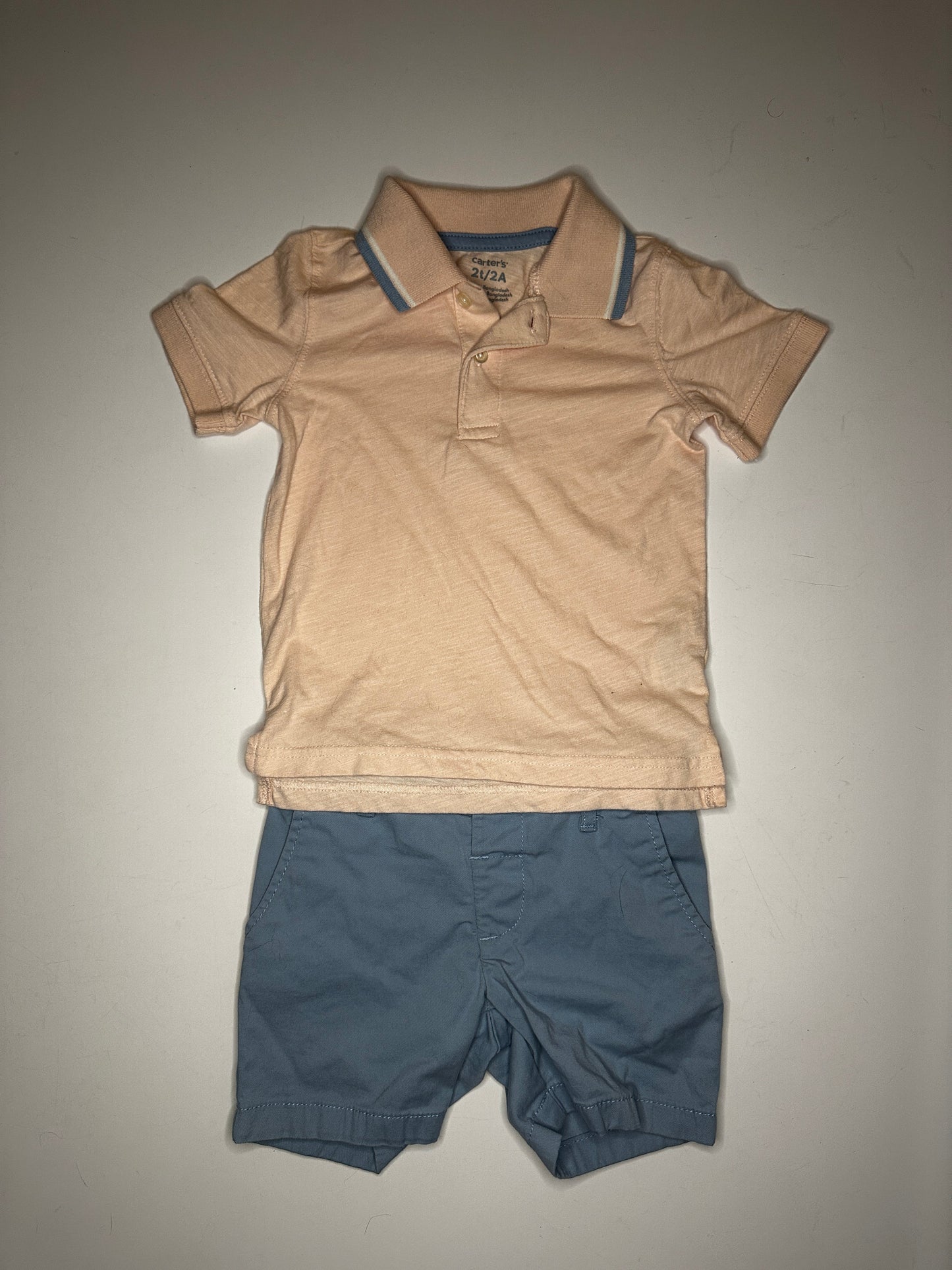 #33 REDUCED Carter's Boys 2T polo and dress shorts (listing 2)