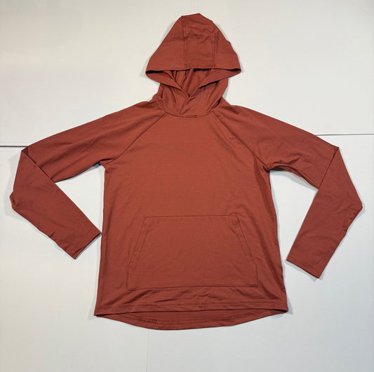 #180 Boys Medium 8 All In Motion Athletic Red Long Sleeve Hoodie with Thumbhole