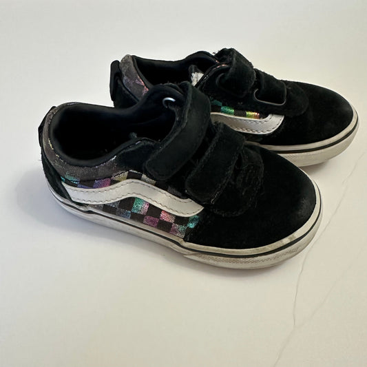 #162 Vans Black Sneaker Sz 7
