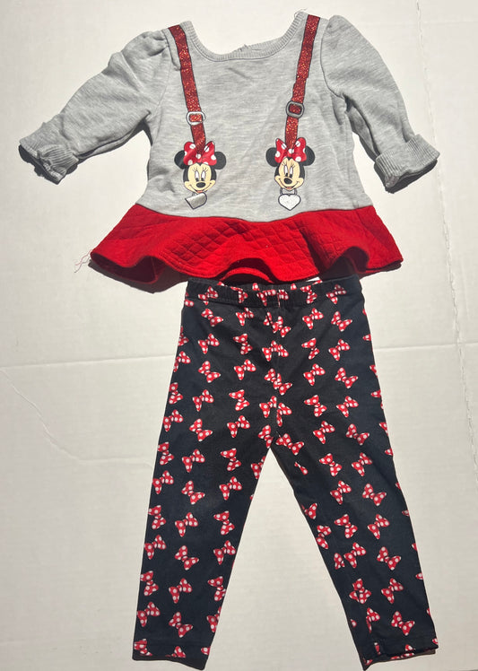 #98 Girls 12 Mo Minnie Outfit