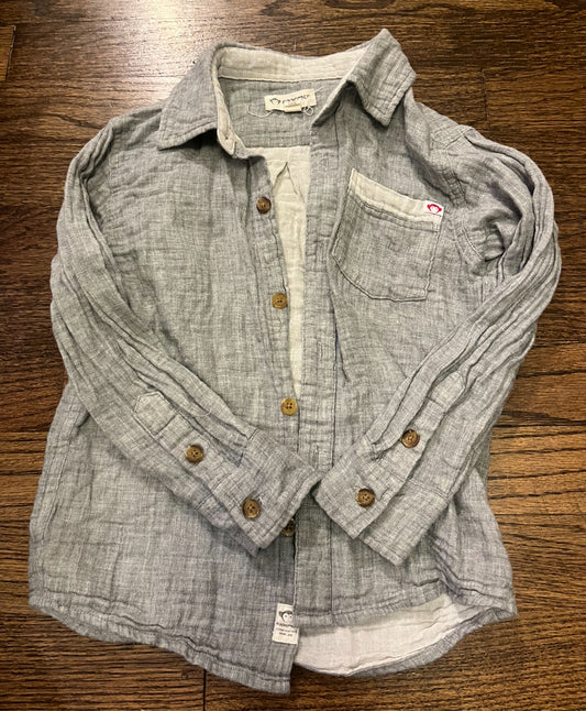 #67 Appaman gray button up 5
